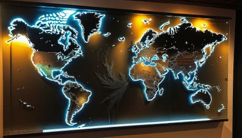 map silhouette,world's map,map of the world,world map,glow in the dark paint,robinson projection,continents,continent,global,silhouette art,light drawing,chalk board,glass painting,display case,chalkboard,world clock,the world,the continent,light paint,display panel