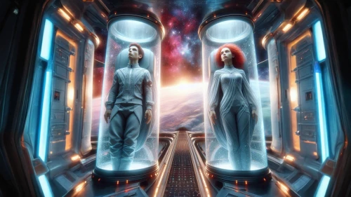 passengers,binary system,sci fiction illustration,mirror of souls,meridians,capsule,inner space,parallel worlds,gemini,portals,travelers,transcendence,scifi,portal,sci fi,science fiction,sci - fi,sci-fi,cg artwork,capsule-diet pill