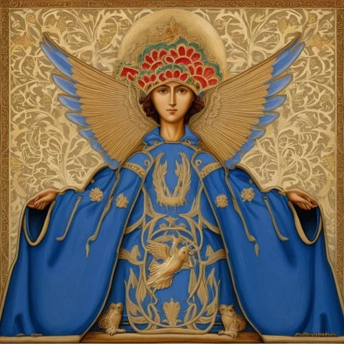 the angel with the veronica veil,the prophet mary,archangel,baroque angel,the archangel,guardian angel,virgo,the angel with the cross,to our lady,angelology,dove of peace,mary 1,uriel,priestess,art nouveau design,the annunciation,angel,art nouveau,angel figure,corpus christi,Illustration,Realistic Fantasy,Realistic Fantasy 42