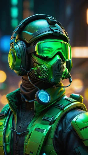 green skin,patrol,electro,cyber,cyber glasses,fuze,4k wallpaper,alien warrior,operator,green aurora,nova,green lantern,pilot,scifi,green wallpaper,headset profile,mute,infiltrator,cg artwork,cyberpunk,Conceptual Art,Daily,Daily 02