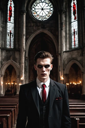 blood church,priesthood,dark suit,bridegroom,gothic portrait,men's suit,priest,red tie,church faith,preacher,church religion,christian,twelve apostle,the black church,the archangel,sacrament,black church,pastor,organist,wedding suit,Art,Artistic Painting,Artistic Painting 01