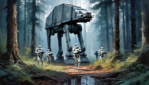 starwars,star wars,cg artwork,at-at,storm troops,stormtrooper,imperial,droids,millenium falcon,force,sci fiction illustration,overtone empire,sci fi,patrols,tie fighter,r2d2,troop,concept art,droid,tie-fighter,Art,Artistic Painting,Artistic Painting 32