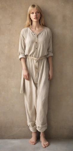 sackcloth,girl in cloth,sackcloth textured,girl with cloth,jumpsuit,prisoner,ron mueck,linen,coveralls,photo session in torn clothes,long underwear,drug rehabilitation,depressed woman,one-piece garment,woman hanging clothes,garment,the girl in nightie,nightwear,women's clothing,girl in a long,Photography,Realistic