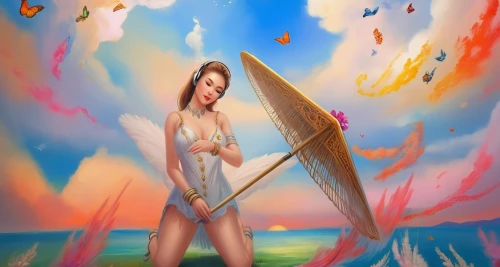 fantasy art,world digital painting,paddle board,paddleboard,siren,surfboard,fantasy picture,paddler,fantasy woman,mermaid background,girl with a dolphin,girl on the boat,meticulous painting,art painting,surrealism,3d fantasy,canoe,photo painting,kayaker,the sea maid,Illustration,Realistic Fantasy,Realistic Fantasy 01