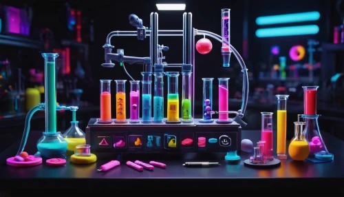 laboratory,lab,chemical laboratory,formula lab,chemist,colorful glass,test tube,molecule,fluorescent dye,test tubes,scientific instrument,science education,dna,microscope,laboratory information,distillation,chemistry,laboratory equipment,neon cocktails,neon candies,Unique,3D,Clay