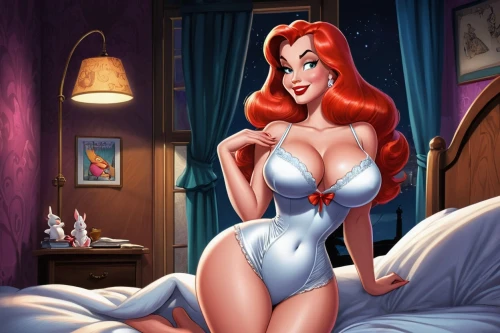 ariel,valentine pin up,valentine day's pin up,mary jane,pin-up girl,retro pin up girl,pin up girl,pin-up,pin up,pin ups,christmas pin up girl,retro pin up girls,poison ivy,pinup girl,pin-up model,pin-up girls,fantasy woman,pajamas,redhead doll,red-haired,Illustration,American Style,American Style 13