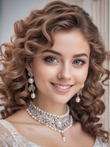 bridal jewelry,social,bridal accessory,quinceanera dresses,quinceañera,bridal clothing,miss circassian,cosmetic dentistry,silver wedding,diadem,beautiful young woman,tiara,bridal,debutante,diamond jewelry,romantic portrait,wedding dresses,romantic look,artificial hair integrations,dental braces,Conceptual Art,Fantasy,Fantasy 22