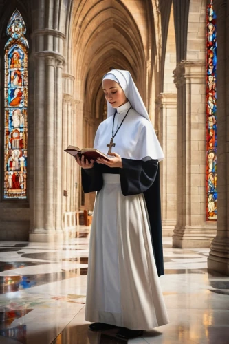 carmelite order,benedictine,nuns,nun,carthusian,parchment,woman praying,auxiliary bishop,catholicism,the abbot of olib,the prophet mary,portrait of christi,praying woman,metropolitan bishop,benediction of god the father,prayer book,the nun,priesthood,contemporary witnesses,saint therese of lisieux,Conceptual Art,Oil color,Oil Color 24