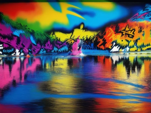 graffiti art,colorful water,psychedelic art,color wall,light paint,colorful background,wall paint,vivid sydney,background colorful,graffiti splatter,john lennon wall,graffiti,glass painting,streetart,colorfull,painted wall,colorful foil background,crayon background,acid lake,mural,Conceptual Art,Graffiti Art,Graffiti Art 09