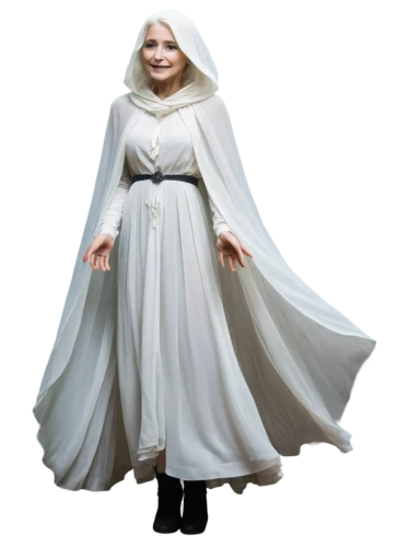 abaya,nun,suit of the snow maiden,overskirt,angel figure,princess leia,bridal clothing,white rose snow queen,celebration cape,the prophet mary,the snow queen,cloak,garment,imperial coat,the angel with the veronica veil,hijaber,dress form,robe,png transparent,vestment,Illustration,Realistic Fantasy,Realistic Fantasy 31