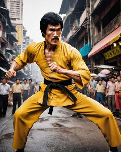 bruce lee,shaolin kung fu,kung fu,jeet kune do,kungfu,wushu,martial arts,jackie chan,karate,wing chun,japanese martial arts,kung,savate,martial arts uniform,karate kid,xing yi quan,yellow jumpsuit,haidong gumdo,dai pai dong,black belt,Art,Classical Oil Painting,Classical Oil Painting 36