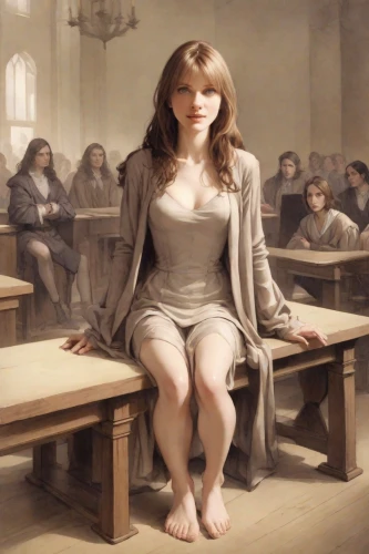 the magdalene,woman sitting,girl sitting,girl studying,contemporary witnesses,school of athens,praying woman,bouguereau,woman thinking,detention,woman praying,girl in a long,young woman,girl praying,girl in a historic way,the girl's face,girl at the computer,bougereau,depressed woman,girl with cereal bowl,Digital Art,Comic