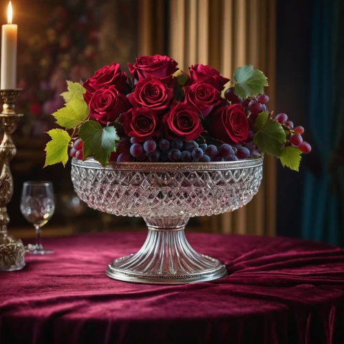 rose arrangement,table arrangement,persian new year's table,table decoration,persian norooz,floral arrangement,carnations arrangement,teacup arrangement,tablescape,flower arrangement lying,flower arrangement,red roses,candlestick for three candles,still life photography,damask background,valentine's day décor,damask,red carnations,table setting,romantic rose,Photography,General,Fantasy