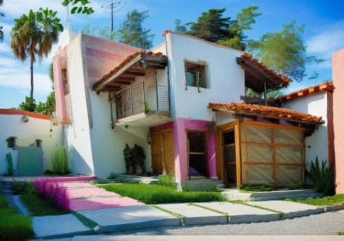 3d rendering,santa barbara,houses clipart,villa,modern house,mid century house,hacienda,render,villas,beautiful home,house painting,exterior decoration,house drawing,holiday villa,house shape,residential house,private house,model house,contemporary,smart house,Photography,General,Realistic