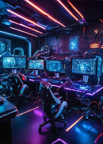 computer room,ufo interior,spaceship space,game room,cyberpunk,gamer zone,spaceship,sci fi surgery room,laser tag,cybertruck,scifi,the server room,space ships,cyberspace,cyber,computer workstation,futuristic,sci-fi,sci - fi,neon ghosts,Conceptual Art,Fantasy,Fantasy 26