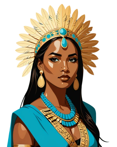 ancient egyptian girl,pocahontas,indian headdress,cherokee,cleopatra,aztec,american indian,headdress,warrior woman,polynesian girl,native american,pharaonic,artemisia,indian woman,ancient egyptian,jaya,the american indian,sultana,incas,priestess,Art,Artistic Painting,Artistic Painting 43