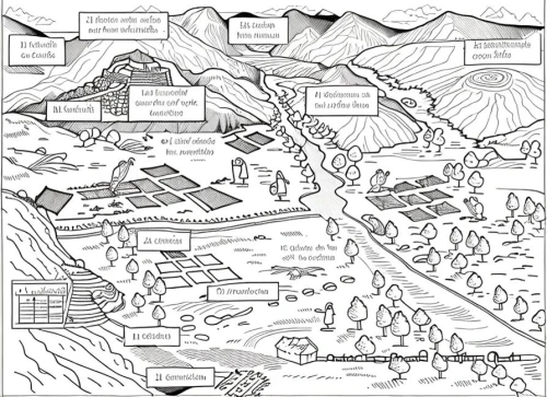 coloring page,escher village,mountain settlement,mountain village,korean folk village,alpine village,maya civilization,villages,coloring pages,mountain huts,peter-pavel's fortress,town planning,knight village,permaculture,mountainous landforms,mountain world,open pit mining,coal mining,nativity village,human settlement,Design Sketch,Design Sketch,None