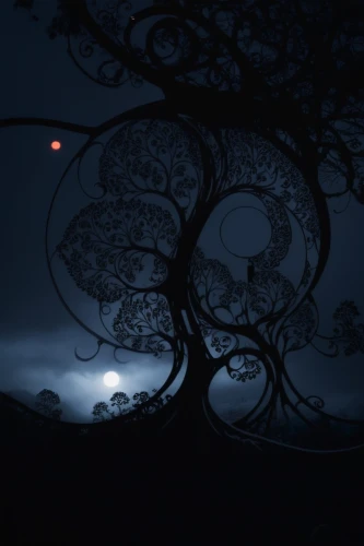 creepy tree,tendrils,celtic tree,old tree silhouette,tree silhouette,strange tree,circle around tree,tree of life,magic tree,the branches of the tree,the branches,isolated tree,crooked forest,branching,the japanese tree,tree branches,ring fog,branch swirl,tree's nest,branched,Illustration,Realistic Fantasy,Realistic Fantasy 46