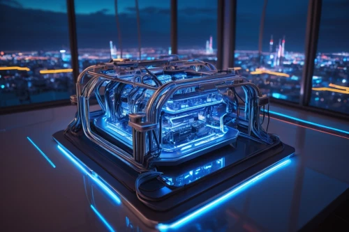 desktop computer,electric tower,power inverter,icemaker,crypto mining,jukebox,computer art,pc tower,cyclocomputer,cinema 4d,electric generator,computer case,nuclear reactor,blue light,computer cooling,motherboard,tube radio,air purifier,water dispenser,3d rendering,Illustration,Realistic Fantasy,Realistic Fantasy 28