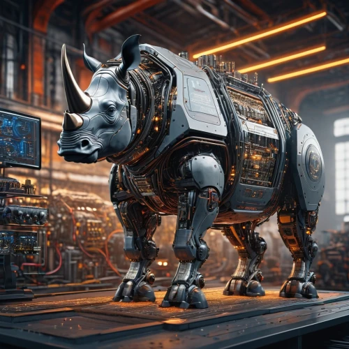 rhino,rhinoceros,bison,uintatherium,black rhinoceros,bull,tribal bull,indian rhinoceros,electric donkey,minotaur,working animal,triceratops,armored animal,boar,bolt-004,continental bulldog,cow,ox,cinema 4d,zebu,Photography,General,Sci-Fi