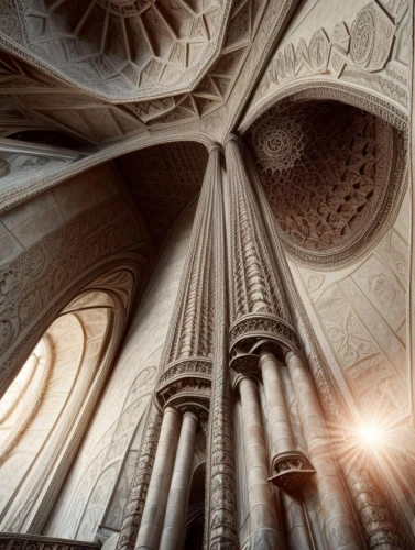 gothic architecture,sagrada familia,medieval architecture,vaulted ceiling,gaudí,iranian architecture,islamic architectural,organ pipes,entablature,pipe organ,romanesque,architectural detail,pillars,fractals art,matthias church,byzantine architecture,the pillar of light,architecture,gothic church,pointed arch