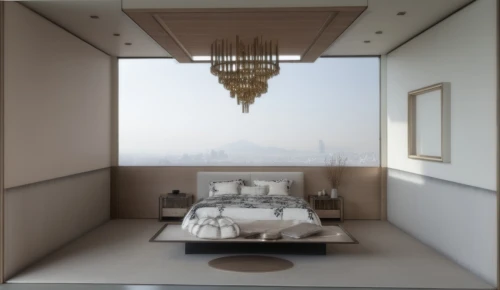 room divider,modern room,sky apartment,penthouse apartment,luxury bathroom,great room,3d rendering,sleeping room,guest room,interior modern design,modern decor,interior design,danish room,bedroom window,interior decoration,japanese-style room,breakfast room,bedroom,ceiling fixture,roof lantern