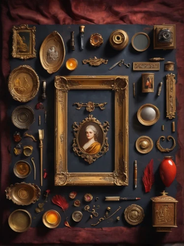 antique background,watchmaker,food icons,still-life,clockmaker,the dining board,assemblage,cooking book cover,antiquariat,cd cover,pirate treasure,treasure chest,the collector,treasures,icon magnifying,vanitas,medicine icon,still life,preserved food,still life with jam and pancakes,Unique,Design,Knolling