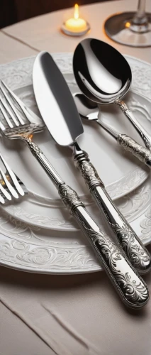 silver cutlery,flatware,place setting,dinnerware set,tableware,utensils,eco-friendly cutlery,cutlery,table setting,serveware,tablescape,black plates,knife and fork,fine dining restaurant,silverware,leittafel,dishware,long table,chinaware,reusable utensils,Conceptual Art,Fantasy,Fantasy 32