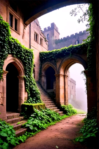 cloister,abandoned places,courtyard,monastery garden,abandoned place,stanford university,medieval architecture,hogwarts,ghost castle,monastery,abbaye de belloc,ruins,convent,haunted castle,abandoned,medieval,inside courtyard,fairytale castle,ruin,lostplace,Art,Classical Oil Painting,Classical Oil Painting 33