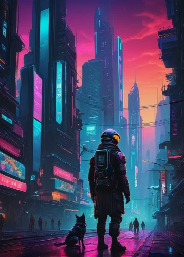 cyberpunk,futuristic landscape,futuristic,scifi,dystopian,dystopia,cityscape,sci-fi,sci - fi,vast,colorful city,metropolis,vapor,dusk,sci fi,shinjuku,cyber,fantasy city,80s,sci fiction illustration,Illustration,Abstract Fantasy,Abstract Fantasy 19
