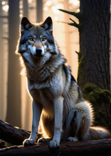 european wolf,howling wolf,gray wolf,wolfdog,tamaskan dog,saarloos wolfdog,northern inuit dog,red wolf,wolf,west siberian laika,czechoslovakian wolfdog,canidae,malamute,canis lupus,sakhalin husky,howl,native american indian dog,husky,canis lupus tundrarum,east siberian laika,Illustration,Realistic Fantasy,Realistic Fantasy 33