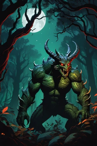 orc,halloween wallpaper,halloween background,minotaur,splitting maul,halloween illustration,hulk,halloween poster,druid,krampus,halloween frankenstein,brute,game illustration,goblin,halloween vector character,imp,ogre,druid grove,druid stone,avenger hulk hero,Illustration,American Style,American Style 09