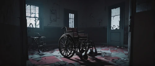 abandoned room,wheelchair,doctor's room,a dark room,live escape game,examination room,abandoned places,abandoned,abandoned place,scythe,treatment room,therapy room,asylum,the morgue,chair png,game art,abandonded,game illustration,one room,the little girl's room,Unique,3D,Low Poly