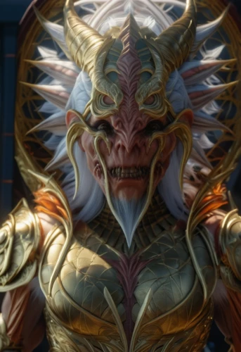 garuda,the emperor's mustache,goki,paysandisia archon,poseidon god face,kadala,golden mask,lokportrait,krampus,alien warrior,gold mask,the face of god,golden dragon,haegen,sterntaler,lopushok,argus,orc,cosmetic,goblin,Photography,General,Realistic