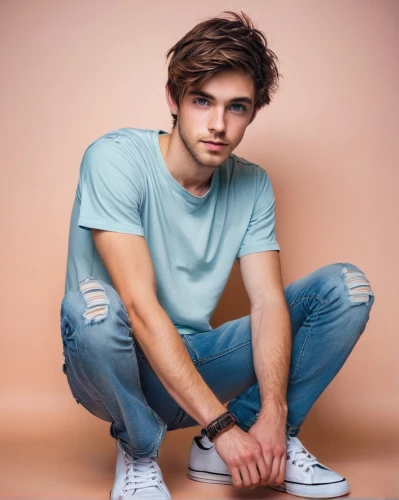 male model,jeans background,lukas 2,male poses for drawing,portrait background,cotton top,denim jeans,boy model,white shirt,austin stirling,jeans,denim background,pastel colors,grey background,bluejeans,daniel,peter i,skater,young man,felix,Conceptual Art,Daily,Daily 15