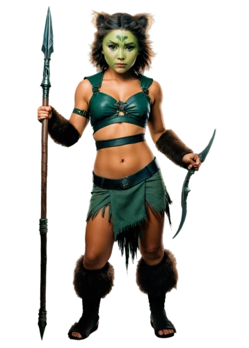 female warrior,warrior woman,half orc,barbarian,patrol,anahata,orc,fantasy warrior,crocodile woman,alien warrior,green skin,woman frog,asian costume,scandia gnome,png transparent,voodoo woman,tribal chief,druid,paraguayian guarani,fantasy woman,Illustration,Japanese style,Japanese Style 15