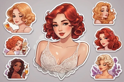 icon set,fairy tale icons,retro pin up girls,ice cream icons,crown icons,christmas glitter icons,hair clips,summer icons,drink icons,party icons,pin-up girls,mermaid vectors,stickers,pin up girls,hairstyles,christmas stickers,fruits icons,retro women,fruit icons,valentine pin up,Unique,Design,Sticker