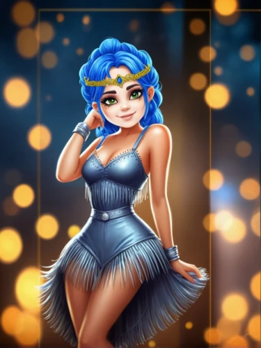 mermaid background,nami,blue enchantress,sapphire,pixie-bob,pixie,rockabella,flapper,water nymph,the sea maid,mermaid vectors,cocktail dress,fairy peacock,merfolk,cassiopeia,party dress,mermaid scales background,fae,custom portrait,monoline art,Illustration,Realistic Fantasy,Realistic Fantasy 02