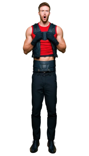 strongman,png transparent,ballistic vest,lifejacket,tool belt,pubg mascot,henchman,popeye,plumber,climbing harness,png image,wrestling singlet,edge muscle,pat,tool belts,vest,dwarf,mini e,dry suit,red super hero,Photography,Documentary Photography,Documentary Photography 04