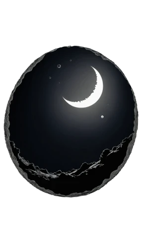 handpan,kaaba,ottoman,yinyang,taijitu,black plates,sachertorte,crescent,lunar phase,cast iron skillet,astronomical object,tar,ceramic hob,frying pan,isolated product image,constellation pyxis,crescent spring,lid,moon phase,black pudding,Illustration,Black and White,Black and White 31