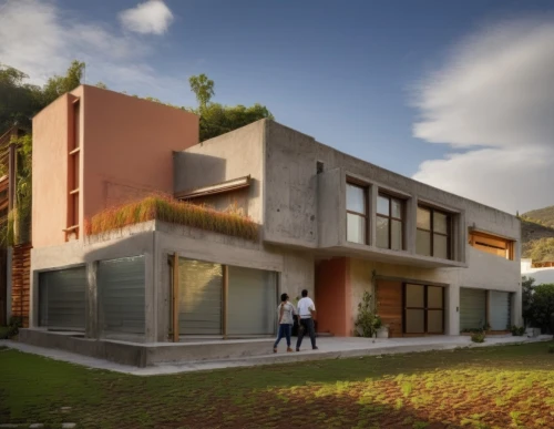 modern house,residential house,cubic house,modern architecture,3d rendering,eco-construction,two story house,cube house,house shape,build by mirza golam pir,family home,smart house,hause,core renovation,frame house,dunes house,smart home,garden elevation,residential,contemporary,Photography,General,Realistic