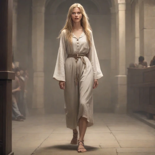 jessamine,biblical narrative characters,the night of kupala,the enchantress,priestess,the magdalene,goddess of justice,pilate,sorceress,aphrodite,easter vigil,girl in a historic way,justitia,elaeis,cybele,accolade,the prophet mary,joan of arc,athena,costume design,Photography,Cinematic