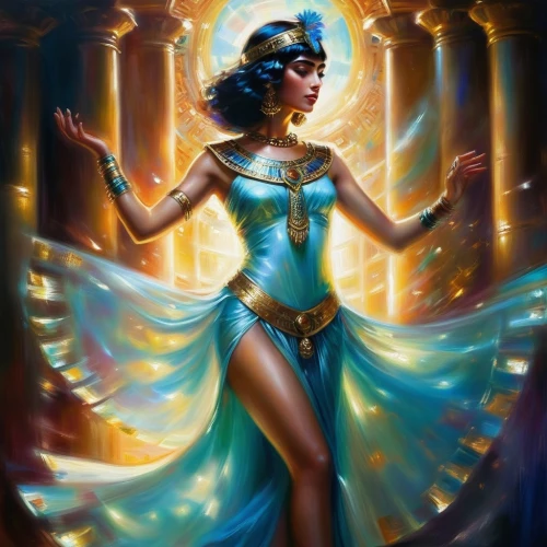 blue enchantress,sorceress,goddess of justice,priestess,fantasy woman,art deco woman,fantasy art,fantasy picture,queen of the night,the enchantress,cleopatra,lady justice,fantasy portrait,fantasia,zodiac sign libra,light bearer,ancient egyptian girl,masquerade,lady of the night,athena,Illustration,Paper based,Paper Based 04