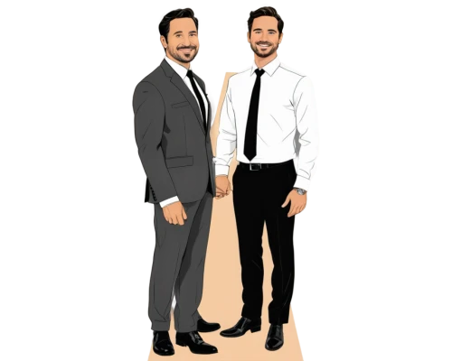 markler,fashion vector,vector people,vector illustration,business icons,businessmen,vector image,business people,cartoon people,vector graphic,custom portrait,partnerlook,vector art,business men,background vector,two people,wedding couple,on a white background,suits,vector graphics,Illustration,Black and White,Black and White 05