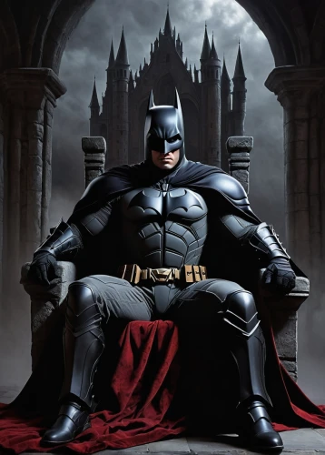 batman,bat,lantern bat,red hood,dracula,gothic portrait,the throne,gothic architecture,king of the ravens,kneel,scales of justice,bats,gothic,caped,figure of justice,gothic style,crime fighting,spawn,dark gothic mood,throne,Illustration,Paper based,Paper Based 29