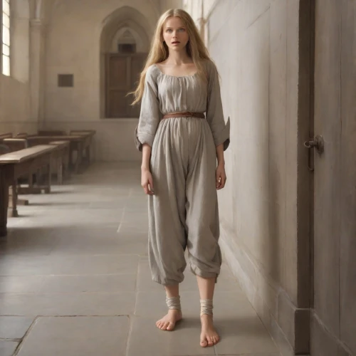 joan of arc,pilate,abbaye de belloc,the magdalene,girl in a historic way,abbey,benedictine,barefoot,garment,jumpsuit,one-piece garment,the abbot of olib,labyrinth,tilda,caravansary,nightwear,jessamine,biblical narrative characters,mary 1,long underwear,Photography,Natural