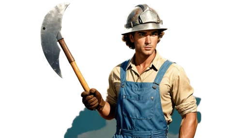 blue-collar worker,tradesman,chimney sweep,miner,a carpenter,worker,pickaxe,bricklayer,steelworker,blacksmith,contractor,steel helmet,repairman,construction worker,welder,farmer,builder,blue-collar,carpenter,miners,Illustration,Retro,Retro 12