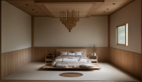 sleeping room,japanese-style room,bedroom,modern room,canopy bed,danish room,guest room,room divider,four-poster,guestroom,great room,room newborn,ceiling light,wooden floor,interior design,interior decoration,rooms,archidaily,ceiling fixture,interior modern design