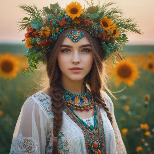 beautiful girl with flowers,russian folk style,ukrainian,flower crown,floral wreath,girl in flowers,wreath of flowers,girl in a wreath,bohemian,flower wreath,spring crown,flower garland,ukraine,golden wreath,headdress,blooming wreath,boho,summer crown,flower hat,floral garland,Photography,Documentary Photography,Documentary Photography 16