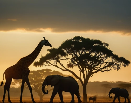 tsavo,giraffidae,animal silhouettes,giraffes,dromedaries,africa,two giraffes,serengeti,east africa,camels,dromedary,savanna,camelid,camelride,african elephants,giraffe,namibia,kenya africa,two-humped camel,etosha,Photography,Documentary Photography,Documentary Photography 10